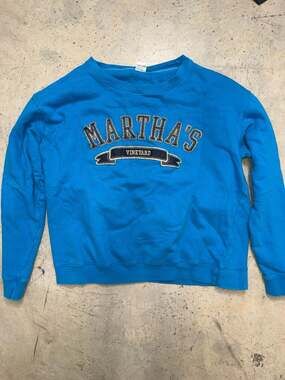 Dimco Apparel Martha's Vineyard Blue Crewneck Sweatshirt Size XXL